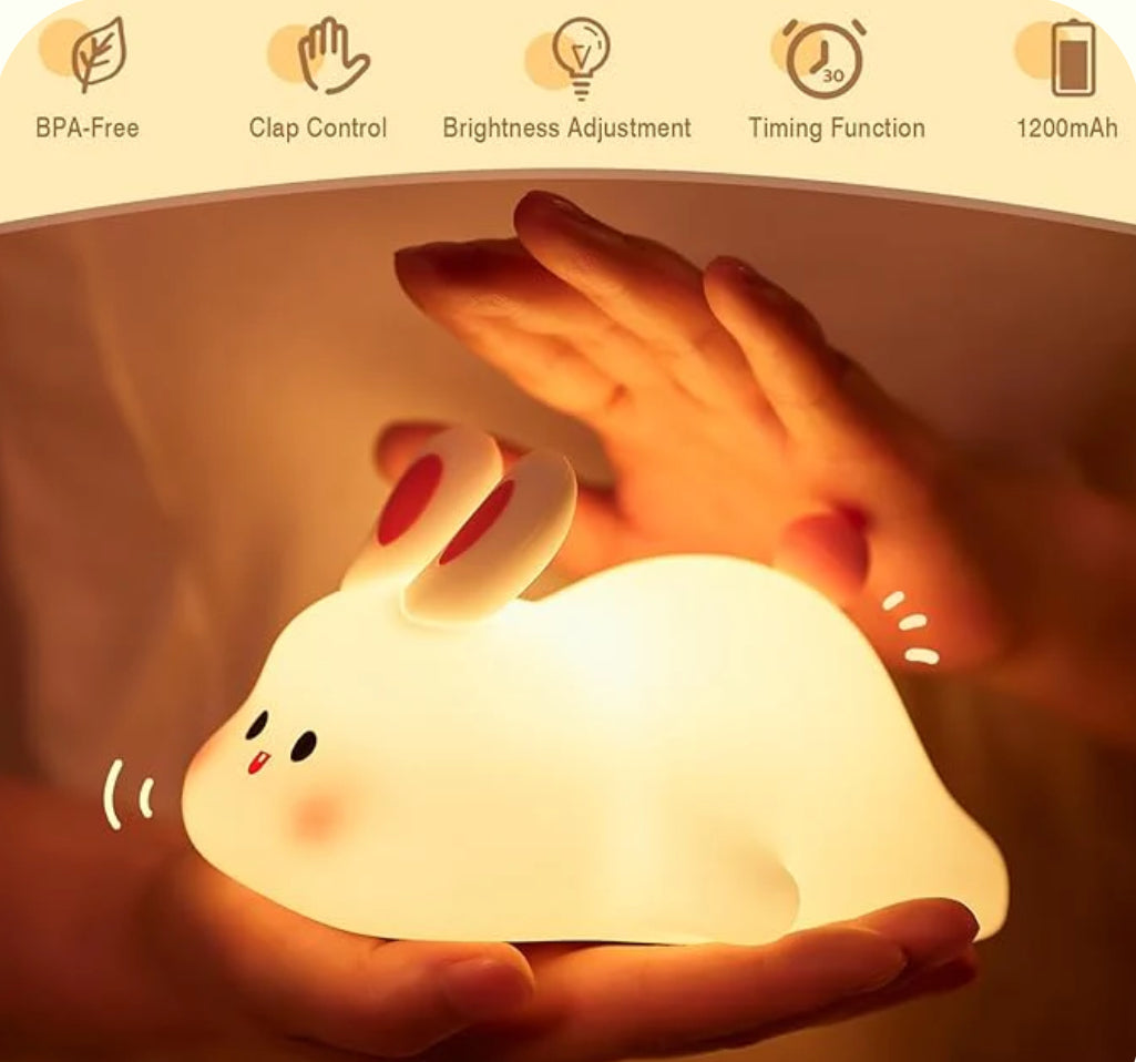 Silicon Cute Bunny lamp